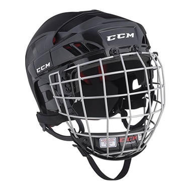 Hockeyhjälm med galler CCM FT50 svart