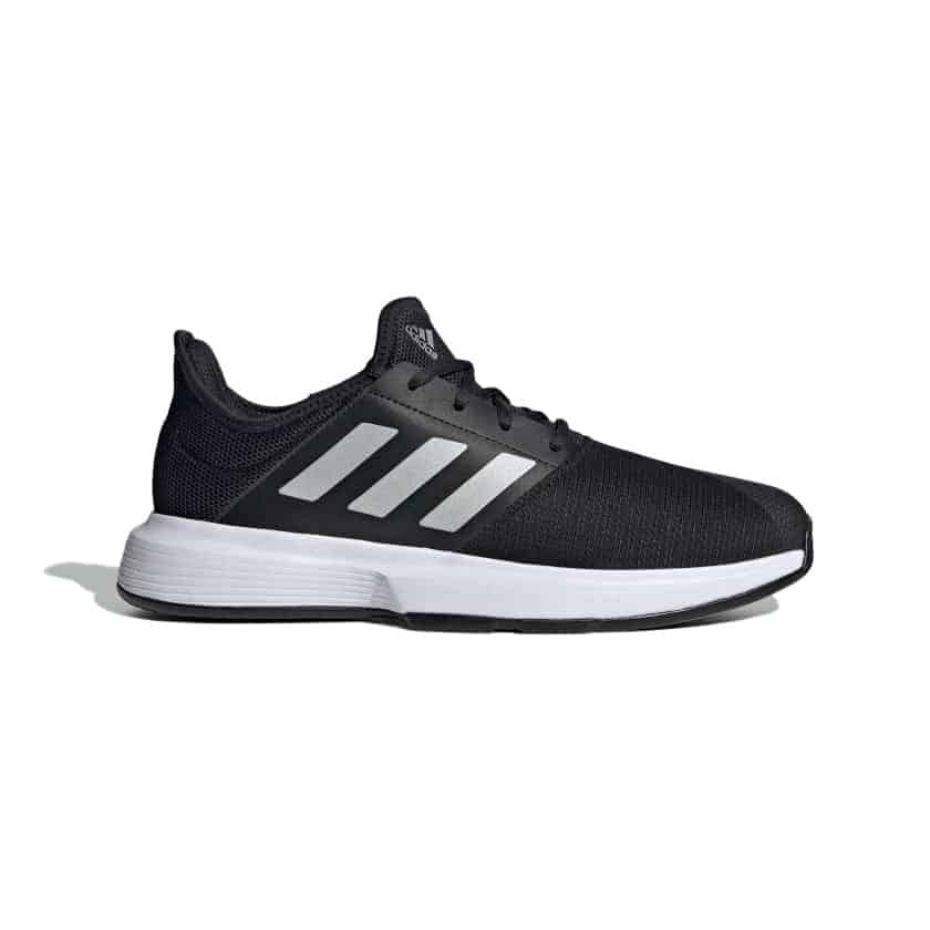 Adidas padelsko GZ8515 Game Court herr svart med vita ränder