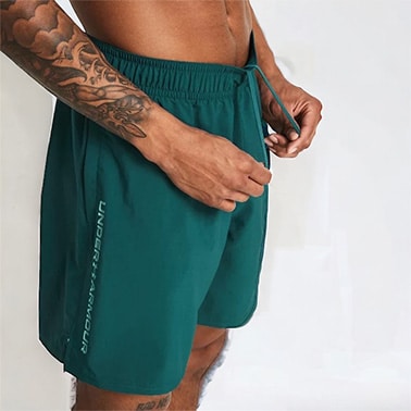 Under Armour Woven Wdmk Shorts 1383356-449 Hydro Teal web