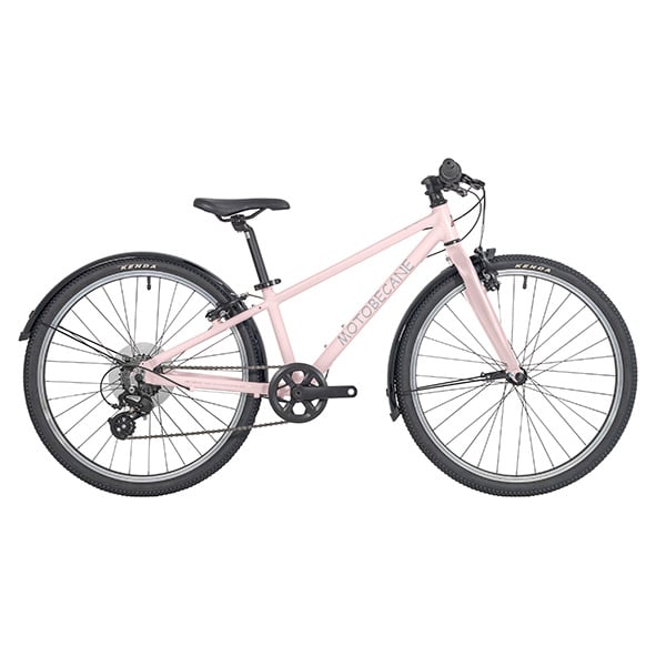 Motobécane ABC Débuts cykel 24in 7v blank rosa