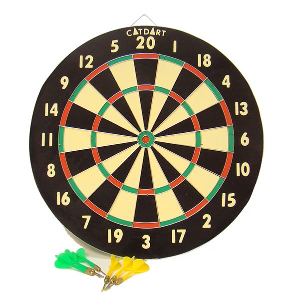 GAMESSON Darttavla Weekend Dartboard 2-sidig